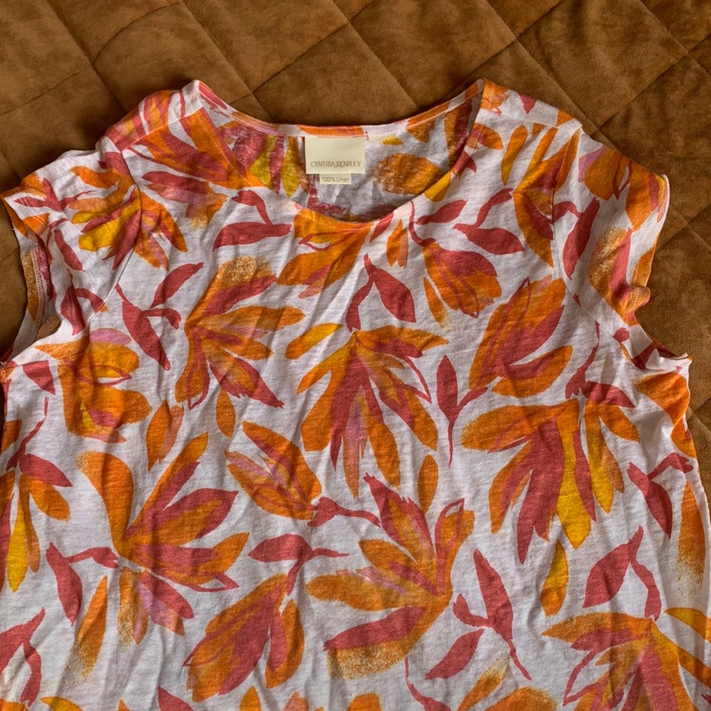 Cynthia rowley 100% Linen shirt